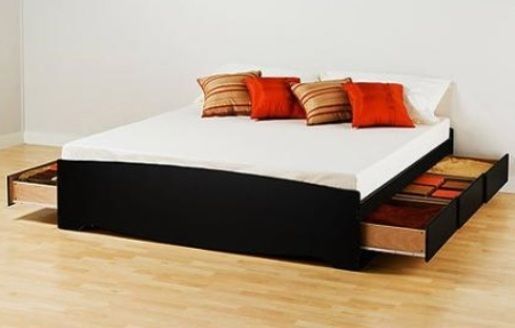 Black-Bedroom-Furniture-Sets-Dresser-Drawer-Nightstand-Chest-Dressers-Durable-0
